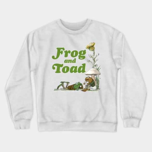 frog and toad Crewneck Sweatshirt by psychedelic skull